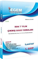 Egem Eğitim Yayınları 1. Sınıf İlahiyat Çıkmış Sınav Soruları 2012-2018 Bahar Dönemi - 1