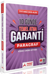 10 Günde Temel Atma Garanti Paragraf Video Ders Kitabı - Paraf Akademi