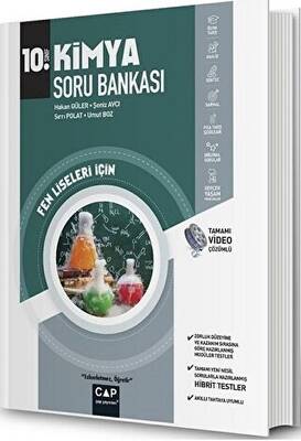 Çap Yayınları 10. Sınıf Fen Lisesi Kimya Soru Bankası - 1