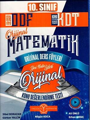 Orijinal Yayınları 10. Sınıf Matematik ODF KDT Orijinal Ders Föyleri Konu Değerlendirme Testleri - 1
