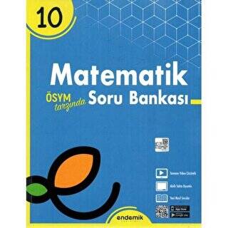 Endemik Yayınları 10. Sınıf Matematik Soru Bankası - 1