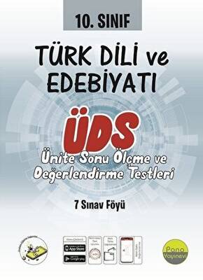 Pano Yayınevi 10. Sınıf Türk Dili ve Edebiyatı Ünite Değerlendirme Sınavı - 1
