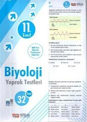 Nitelik Yayınları - Bayilik 11. Sınıf Biyoloji Yaprak Test - Nitelik Yayınları - Bayilik