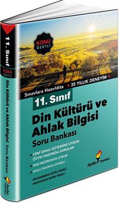 Aydın Yayınları 11. Sınıf Din Kültürü ve Ahlak Bilgisi Konu Özetli Soru Bankası - 1