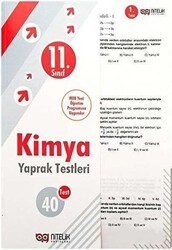 Nitelik Yayınları - Bayilik 11. Sınıf Kimya 40 Yaprak Test - Nitelik Yayınları - Bayilik