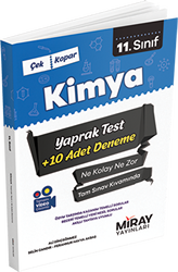 Miray Yayınları 11. Sınıf Kimya Yaprak Testler - 1