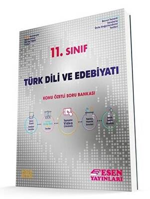 Esen Yayınları 11. Sınıf Türk Dili ve Edebiyatı Konu Özetli Soru Bankası - 1