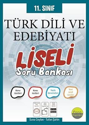 Pano Yayınevi 11. Sınıf Türk Dili ve Edebiyatı Soru Bankası - 1