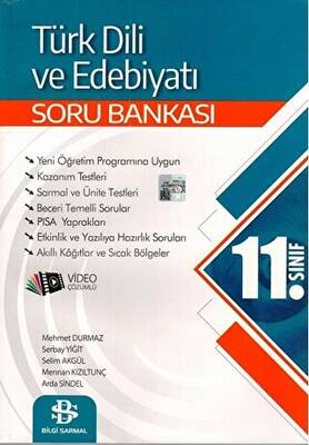 Bilgi Sarmal Yayınları 11. Sınıf Türk Dili ve Edebiyatı Soru Bankası Video Çözümlü - 1