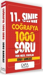 Çapa Yayınları 11. Sınıf Coğrafya 1000 Soru Yeni Nesil Sorular - Soru Bankası - 1