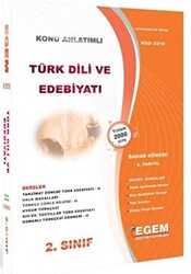 Egem Eğitim Yayınları 2. Sınıf Türk Dili Ve Edebiyatı Bahar Dönemi Konu Anlatımlı Soru Bankası - 1
