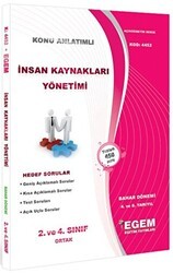 Egem Eğitim Yayınları 2. ve 4. Sınıf 4. ve 8. Yarıyıl Konu Anlatımlı İnsan Kaynakları Yönetimi - Kod 4452 - Egem Eğitim Yayınları