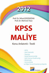 Siyasal Kitabevi - Eğitim 2012 KPSS Maliye Konu Anlatımlı - Testli - 1