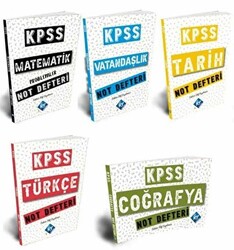 KR Akademi Yayınları 2021 KPSS GYGK Not Defteri Seti - 1