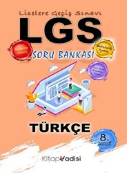Kitap Vadisi Yayınları 2021 LGS 8. Sınıf Türkçe Soru Bankası - 1