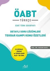 Aktif Yayınevi ÖABT Türkçe Detaylı Soru Çözümleri Tekrar Kampı Konu Özetleri - 1