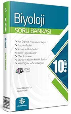 Bilgi Sarmal Yayınları 10. Sınıf Biyoloji Soru Bankası - 1