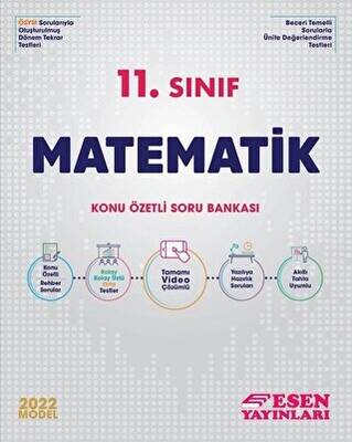 Esen Yayınları 2022 11. Sınıf Matematik Konu Özetli Soru Bankası - 1