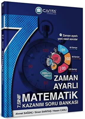 Çanta Yayınları 7. Sınıf Matematik Zaman Ayarlı Kazanım Soru Bankası - 1