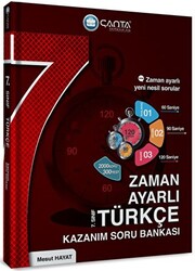 Çanta Yayınları 7. Sınıf Türkçe Zaman Ayarlı Kazanım Soru Bankası - 1