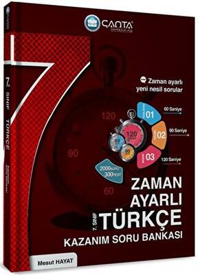 Çanta Yayınları 7. Sınıf Türkçe Zaman Ayarlı Kazanım Soru Bankası - 1