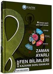 Çanta Yayınları 8. Sınıf Fen Bilimleri Zaman Ayarlı Kazanım Soru Bankası - 1