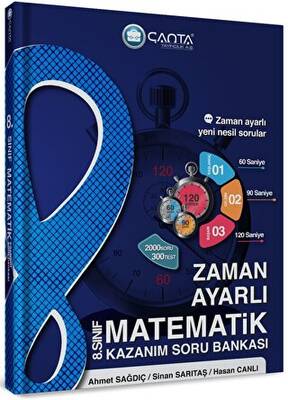 Çanta Yayınları 8. Sınıf Matematik Zaman Ayarlı Kazanım Soru Bankası - 1