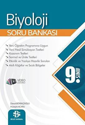 Bilgi Sarmal Yayınları 9. Sınıf Biyoloji Soru Bankası - 1