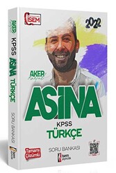 İSEM Yayıncılık 2022 KPSS Aşina Türkçe Tamamı Çözümlü Soru Bankası - 1