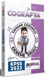 HocaWebde Yayınları 2022 KPSS Coğrafya Tamamı Çözümlü 33 Deneme - HocaWebde Yayınları