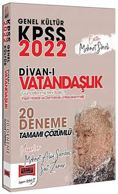 Yargı Yayınevi 2022 KPSS Genel Kültür Divanı Vatandaşlık Tamamı Çözümlü 20 Deneme - 1