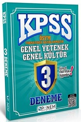 Panem Yayınları 2022 KPSS Genel Yetenek Genel Kültür 3 Deneme Çözümlü - 1