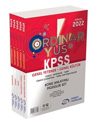 Murat Yayınları 2022 KPSS Lisans Genel Yetenek Genel Kültür Konu Anlatımlı Modüler Set 5 Kitap Takım - 1