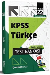 Uzman Kariyer Yayınları 2022 KPSS Türkçe Test Bankası Yaprak Test - 1