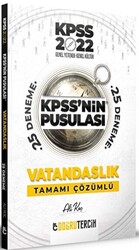 Doğru Tercih Yayınları 2022 KPSS`NİN Pusulası Vatandaşlık Tamamı Çözümlü 25 Deneme - 1