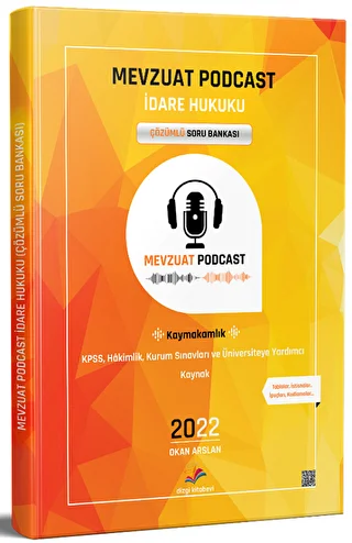 2022 Mevzuat Podcast İdare Hukuku Çözümlü Soru Bankası - 1