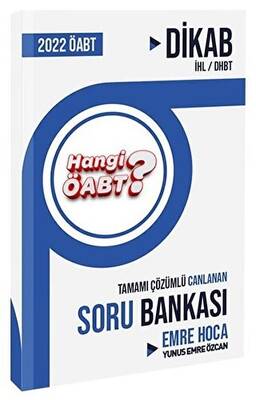 Hangi KPSS Yayınları 2022 ÖABT Din Kültürü DHBT Emre Hoca Canlanan Soru Bankası - 1
