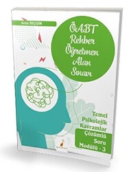 Pelikan Tıp Teknik Yayıncılık ÖABT Rehber Öğretmen Alan Sınavı Temel Psikolojik Kavramlar Çözümlü Soru Modülü - 3 - 1
