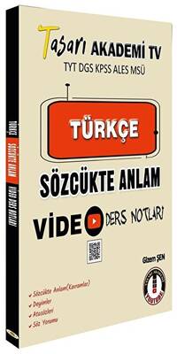 Tasarı Yayıncılık Türkçe Cümlede Analitik Video Ders Notları 3 - 1