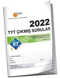 KR Akademi Yayınları 2022 TYT Çıkmış Sorular Tıpkı Basım Kitapçığı - 1