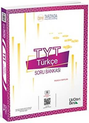 Üç Dört Beş Yayınları 2024 TYT Türkçe Soru Bankası - 1