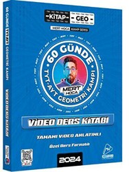 Mert Hoca Yayınları 2024 60 Günde TYT-AYT Geometri Kampı Video Ders Kitabı - 1