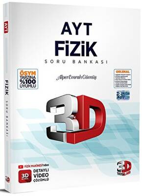 3D Yayınları AYT 3D Fizik Soru Bankası - 1
