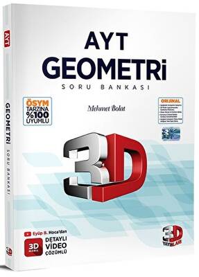 3D Yayınları AYT Geometri Soru Bankası - 1