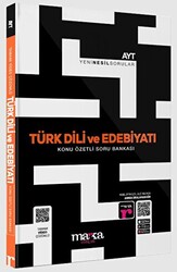 Marka Yayınları 2024 AYT Türk Dili ve Edebiyatı Konu Özetli Yeni Nesil Soru Bankası Tamamı Video Çözümlü - 1