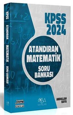 CBA Akademi 2024 KPSS Matematik Atandıran Soru Bankası Çözümlü - 1