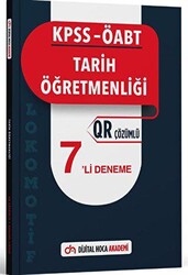 Dijital Hoca KPSS ÖABT Tarih Öğretmenliği Lokomotif Serisi QR Çözümlü 7`li Deneme Akademi - 1