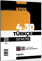 Marka Yayınları 2024 KPSS Türkçe 4x30 Deneme Tamamı Video Çözümlü - 1