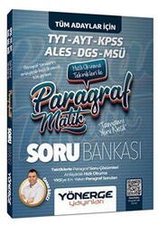 Yönerge Yayınları 2023 KPSS TYT ALES DGS MSÜ Hızlı Okuma Teknikleri ile PARAGRAFMATİK Soru Bankası - 1