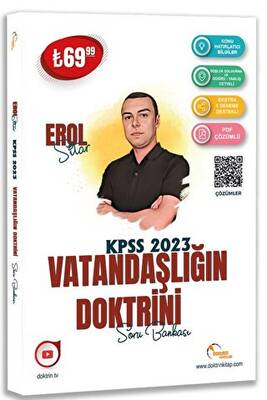 Doktrin Yayınları 2023 KPSS Vatandaşlık Soru Bankası - 1